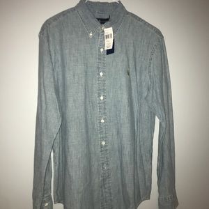 Denim Polo Ralph Lauren button down.